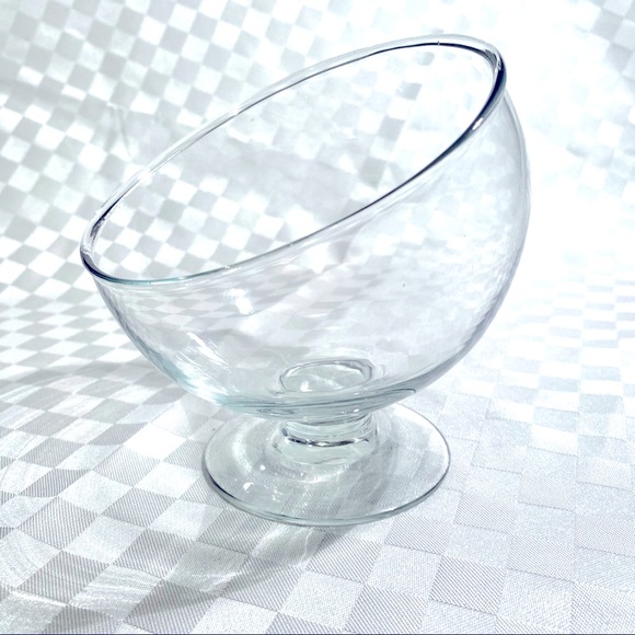 Round glass blown bowl - Picture 3 of 7